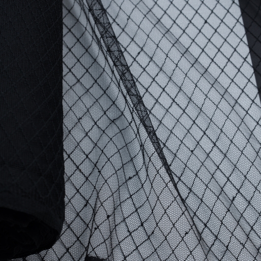 تور لباسی دانتل راشل کد1076، مشکی کد2